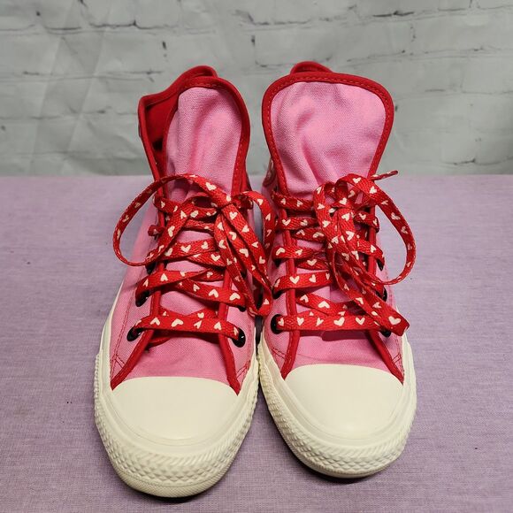 Converse All Star By You Valentine's pink high-top sneakers - Picture 2 of 8